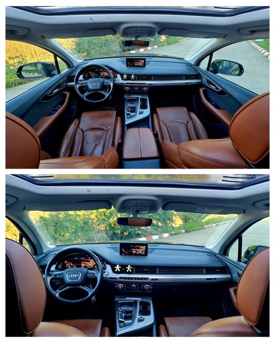 Audi Q7/An 2016.08/Cokpit/Panoramic/Line Side Assist/Navi/Carlig/4x4/