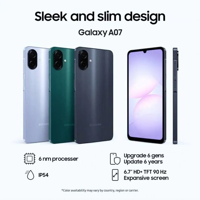 Samsung A07  128 new 2025