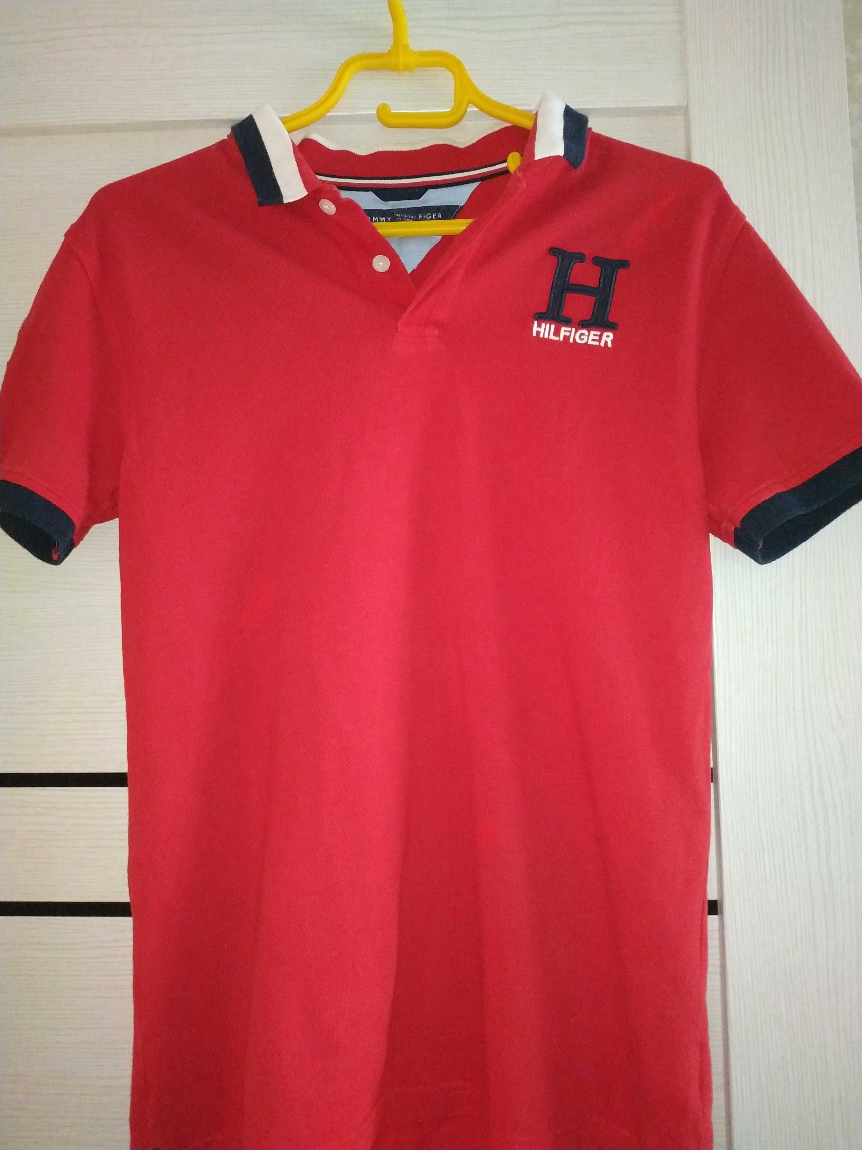 TOMMY HILFIGER. Детская футболка POLO. Размер XL (20). Оригинал.