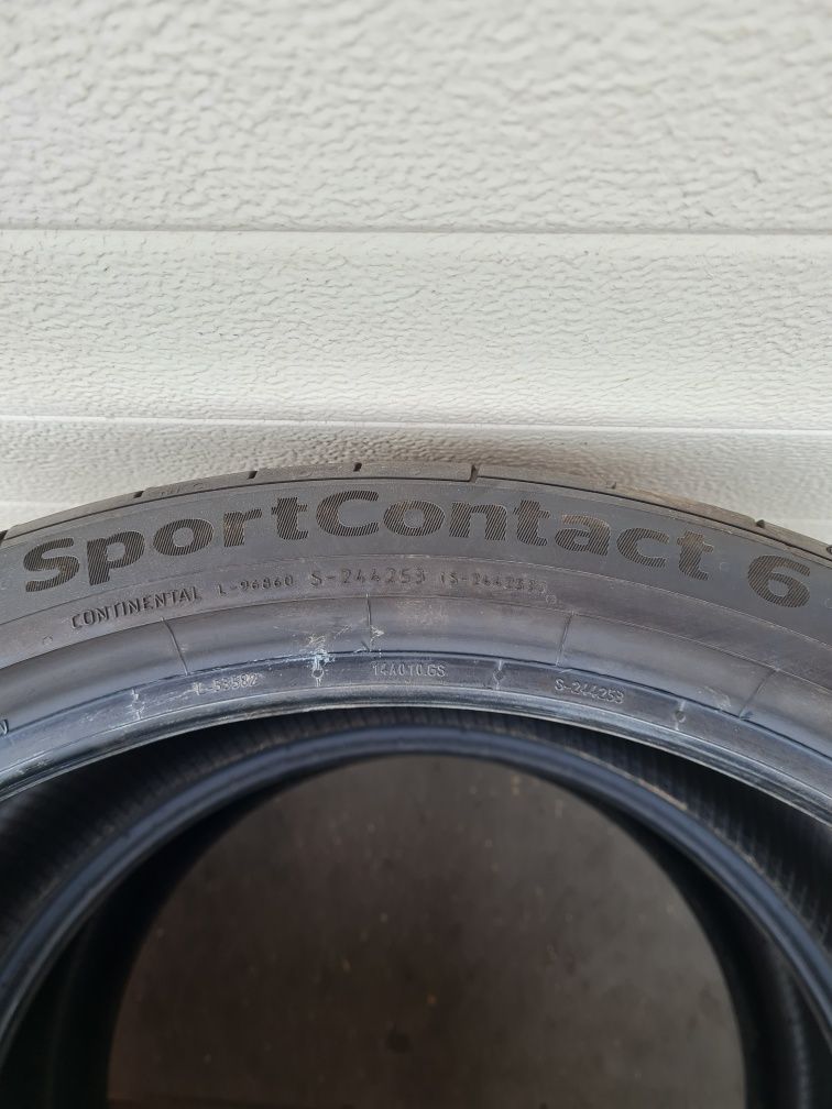 Летни гуми 2 броя CONTINENTAL SportContact6 275 30 R20 дот 4820