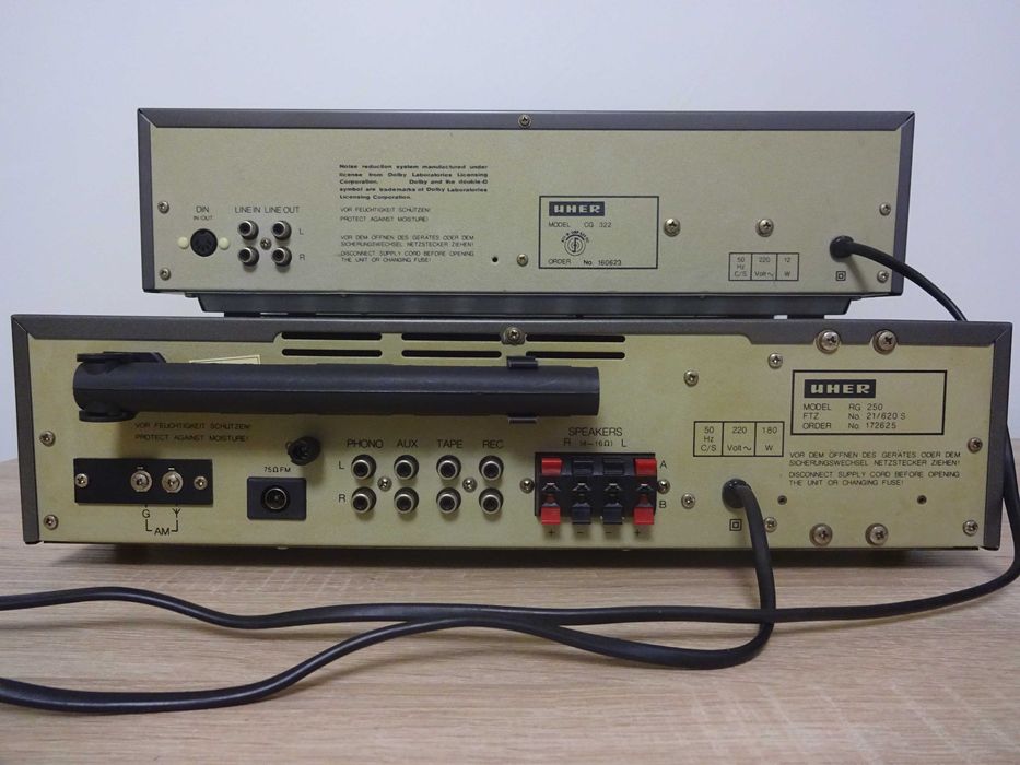 Linie Uher amplificator receiver si deck