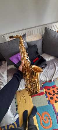 Schwarz Alto Saxophone