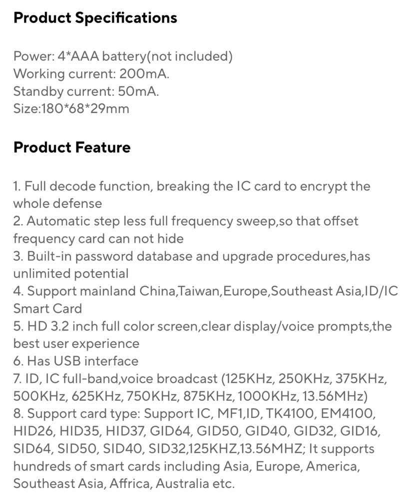 ~ Cititor / Scriere / Clonare RFID Tags NFC ~