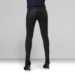 Оригинални дамски дънки G-Star Raw Lynn Skinny W26 нови черни slim