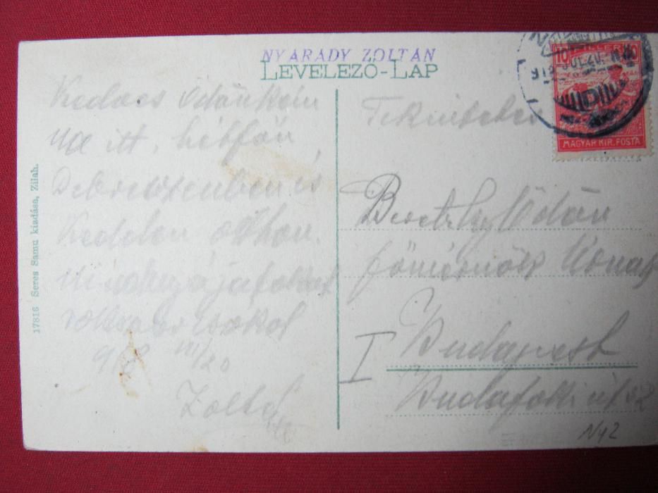 Ilustrata veche/Carte Postala/ZALAU(Zilah,Zillenmarkt)1918.