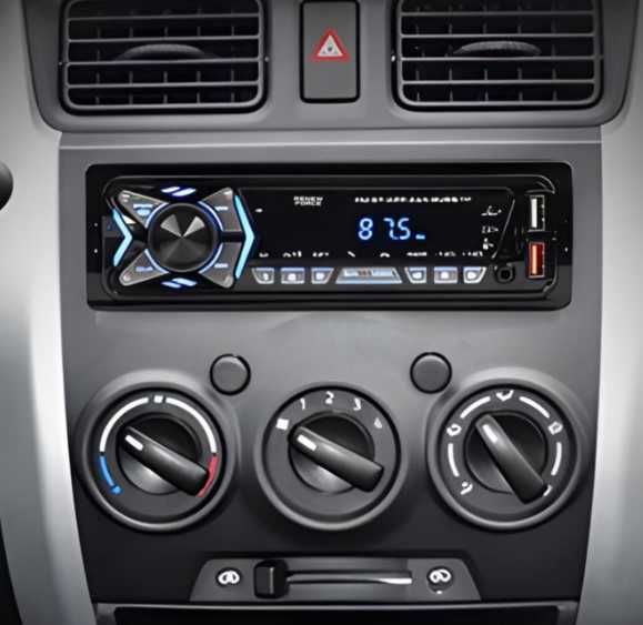 Радио MP3 плеър за кола с Bluetooth, USB AUX, FM радио, дистанционно