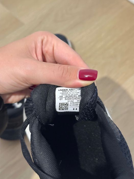 Pantofi sport, Under Armour, 38.5, negru