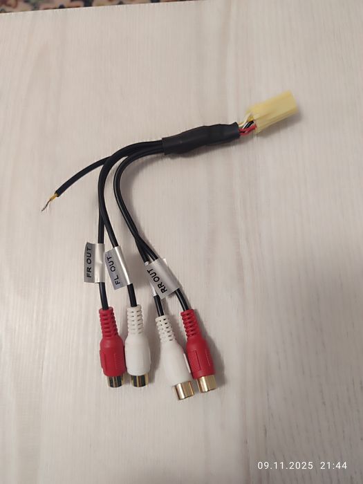 Переходник для магнитолы, ЛадаГранта, Веста, minl iso rca