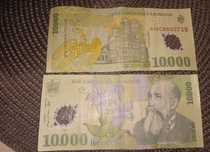 Bancnote de colecție 10.000 lei,an 2000.
Preț 10 lei/ buc.