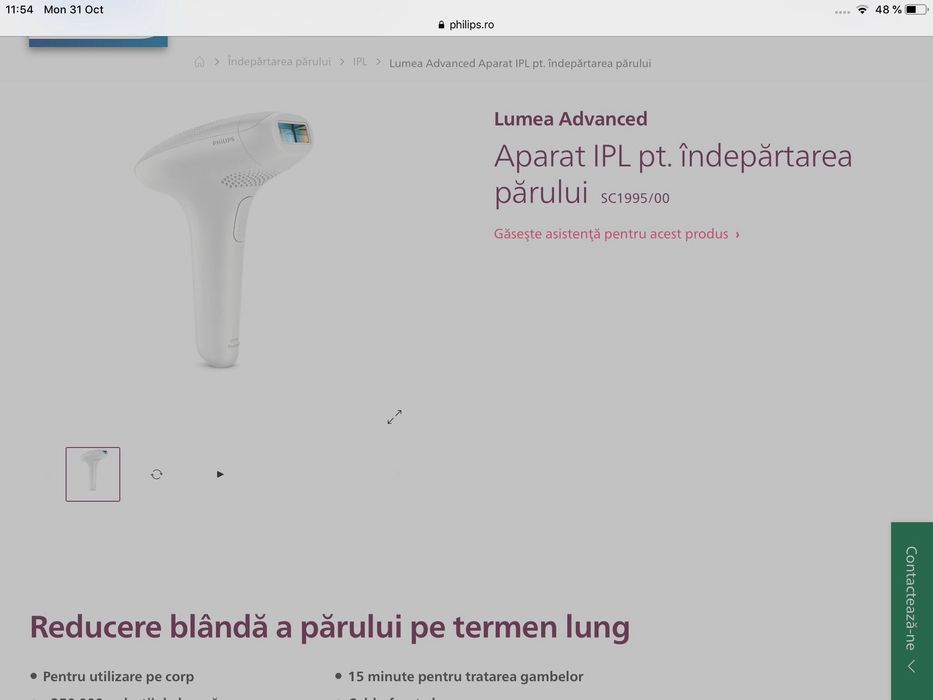 Epilator IPL Philips