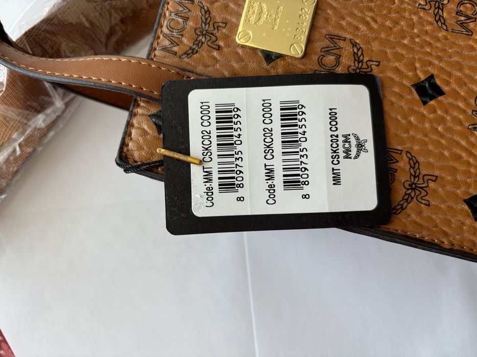 Geanta MCM Aren Tote In Visetos X-Mini