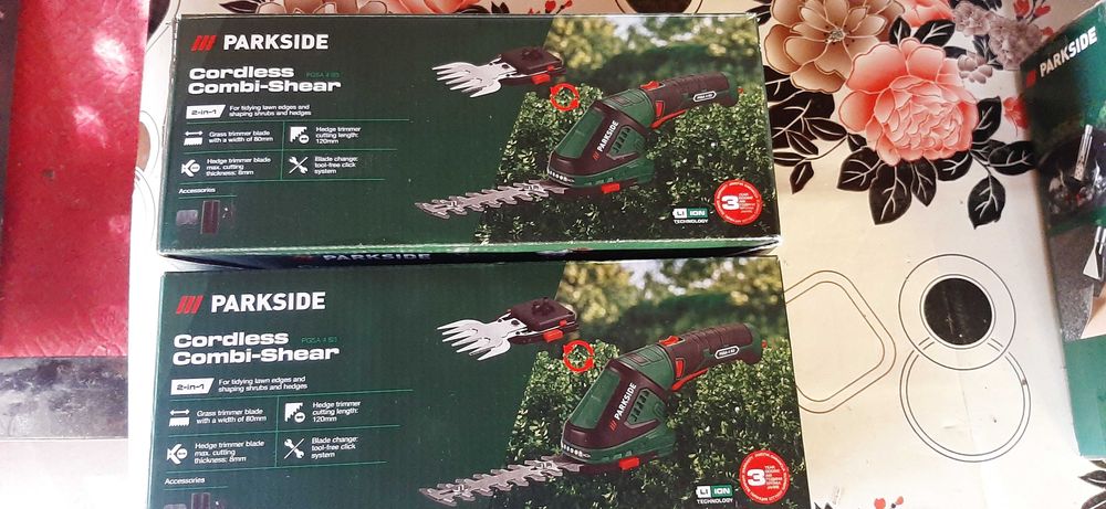 Foarfeca (trimmer)acumulator pentru iarba/arbusti PARKSIDE-5lei transp