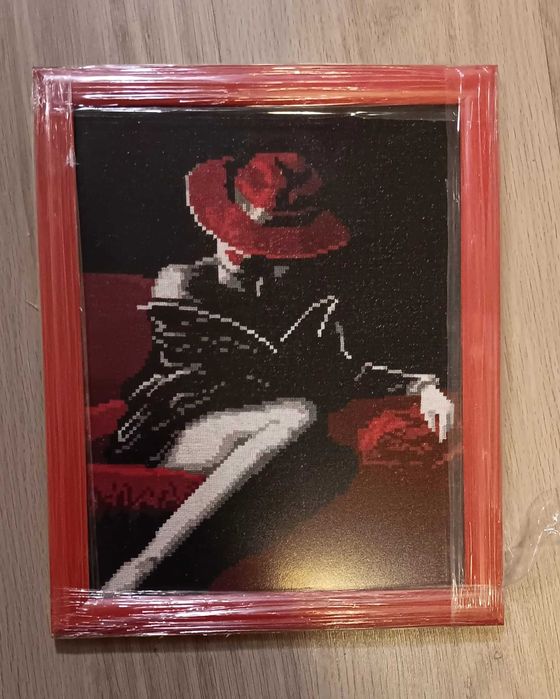 Гоблен "Дамата в червено "