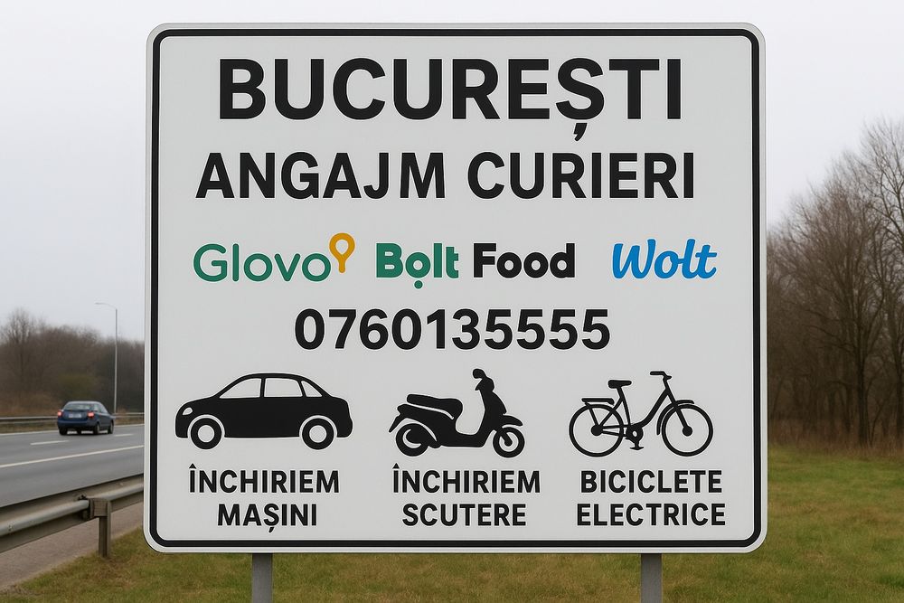 Masina pe GPL de inchiriat pentru delivery | Naveta | Glovo Bolt Wolt