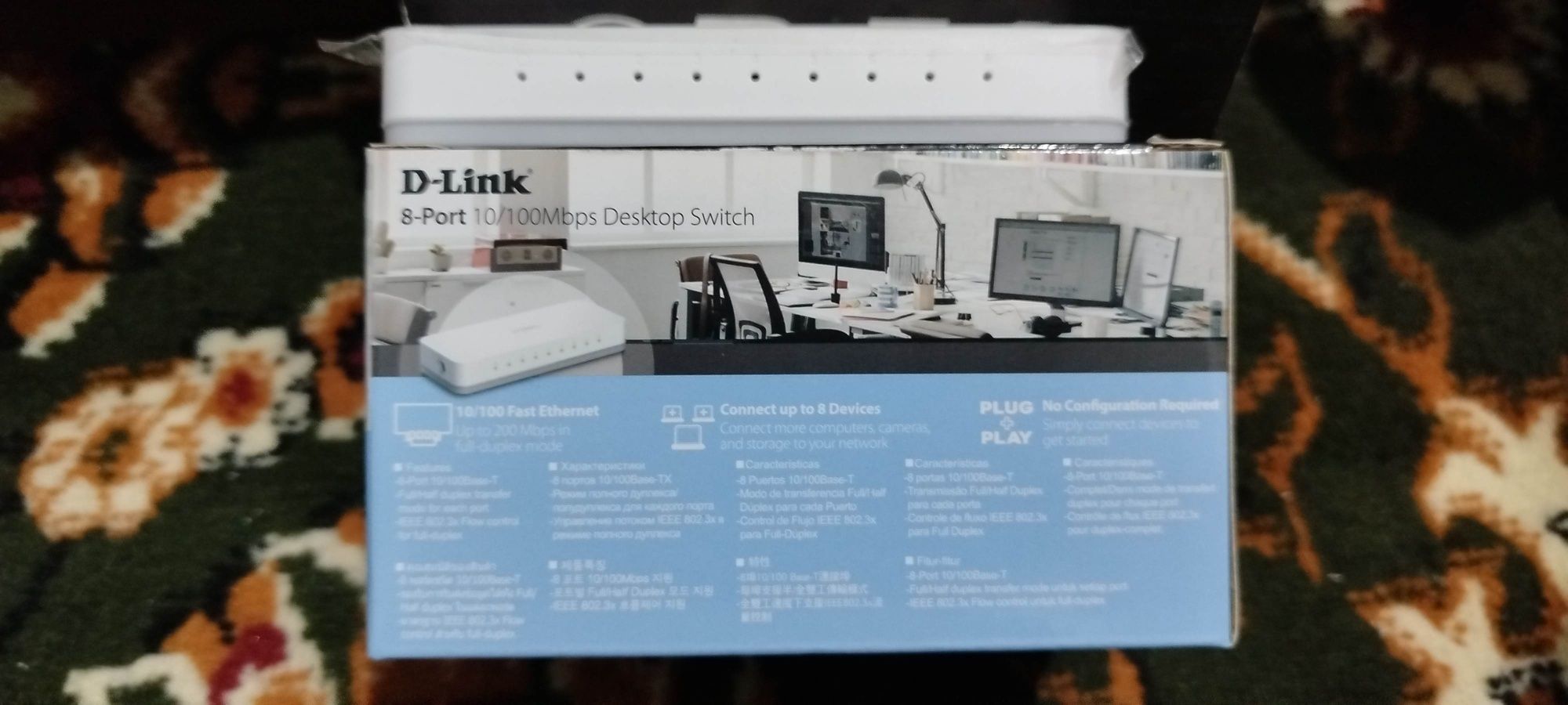 Хап. 8 портлы D link