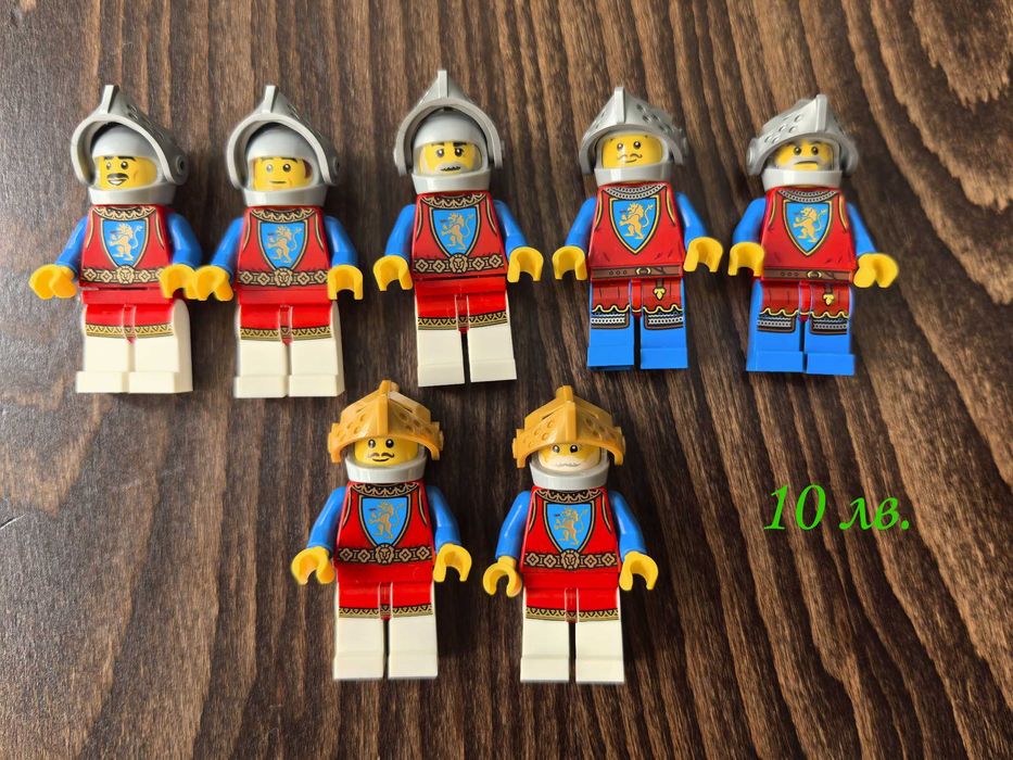 НОВИ LEGO минифигурки рицар пират сокол вълк форестмен