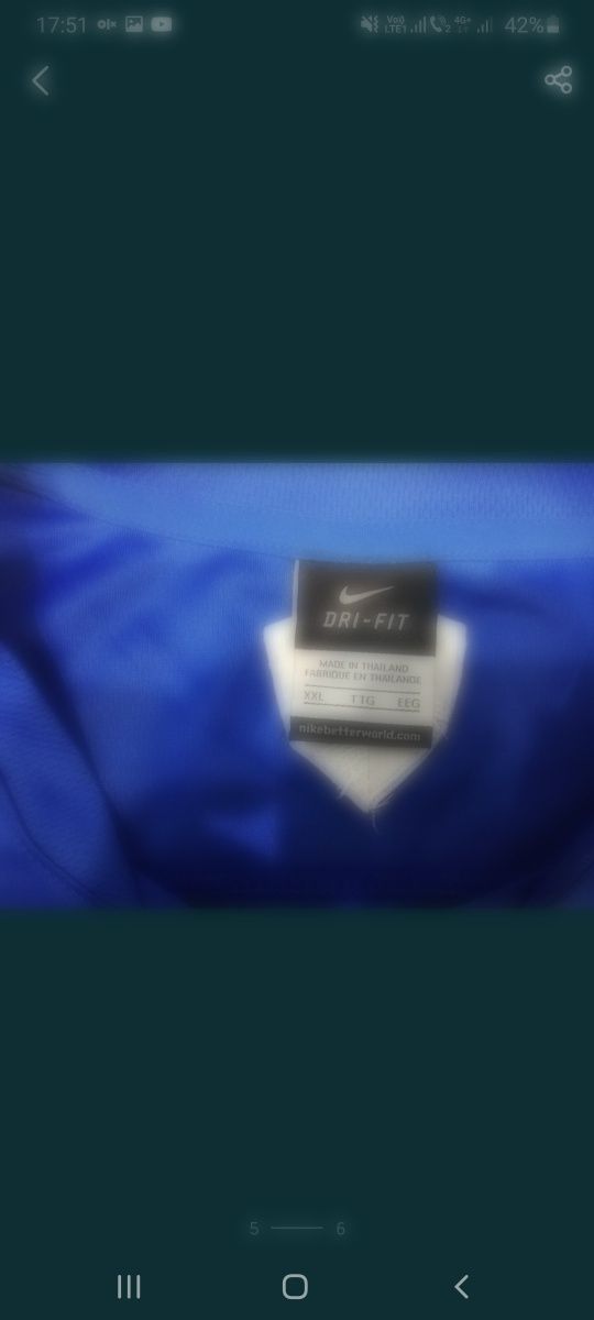 Tricou Nike original Crystal Palace marimea XXL