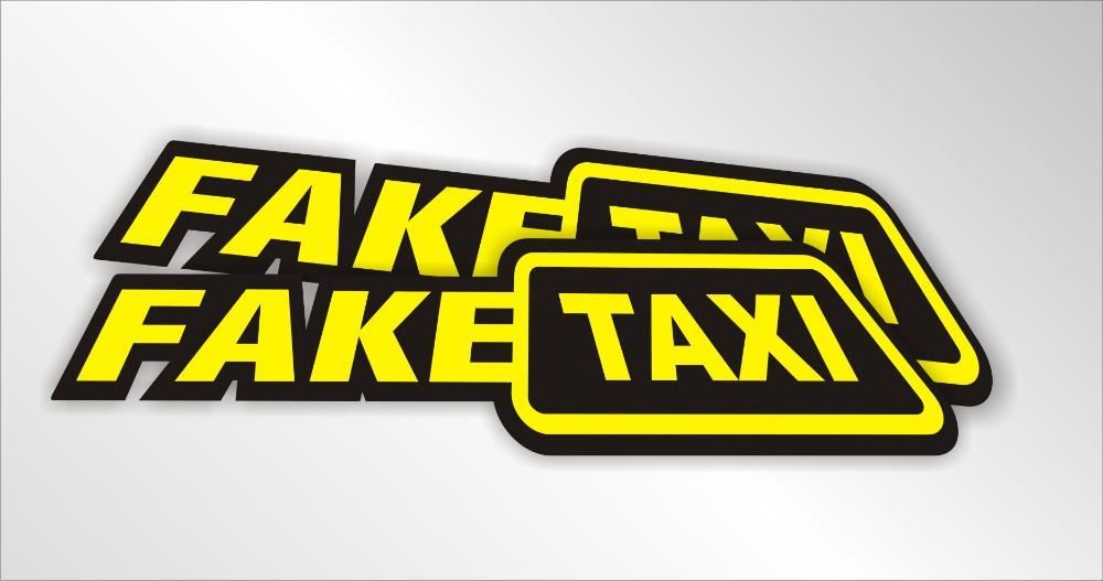 Стикер "FAKE TAXI" 1бр.