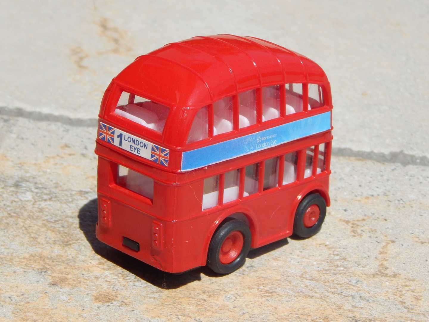 Jucarie autobuz londonez EPL London Eye tour double decker plastic