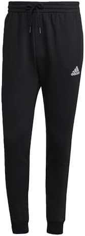 Нов черен Мъжки Панталони Adidas - Комфортен с Връзка и Джобове