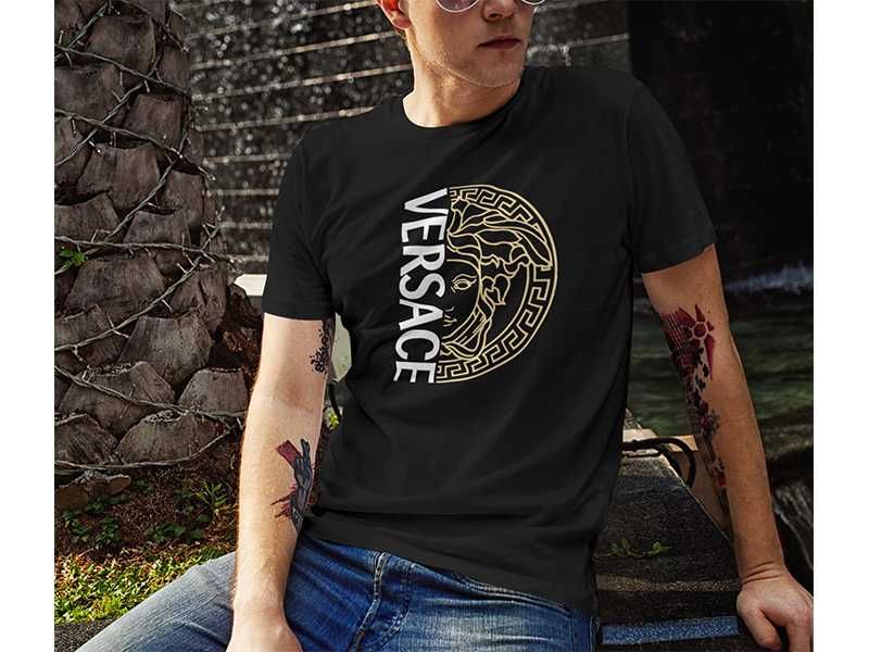 Мъжка тениска Versace принт 8 модела