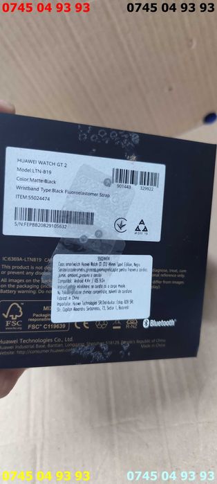 ambalaj cutie HUAWEI Watch GT2 se vinde ca in poze