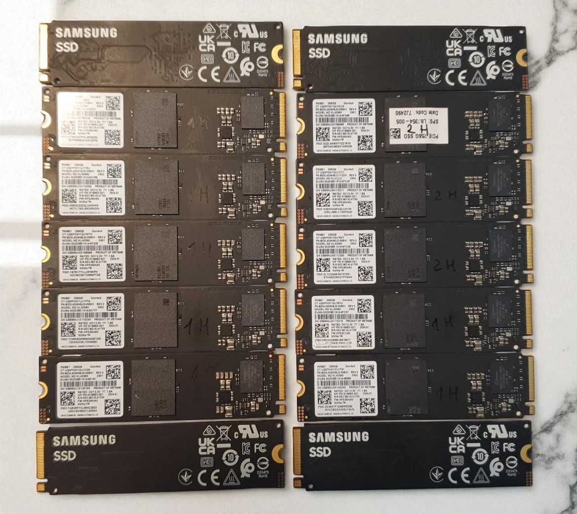 SSD 256GB NVme PCIe Gen4 Samsung, Garantie 1 an
