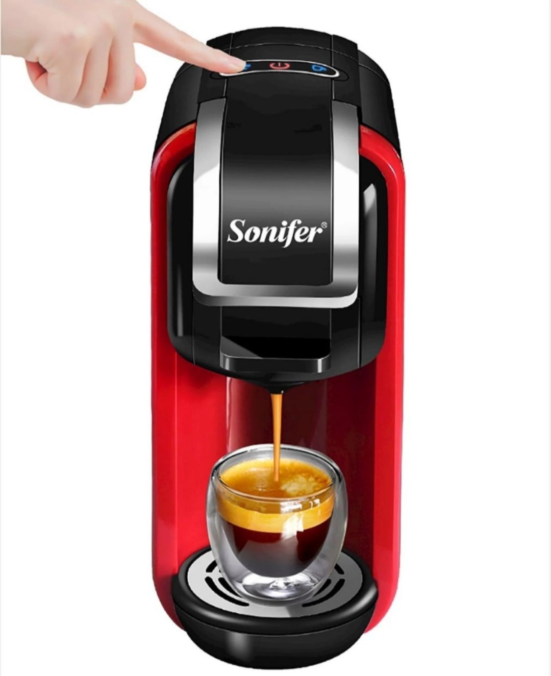 Кофемашина 3в1 Sonifer SF-3547 Nespresso, Dolge Gusto, Coffe powder