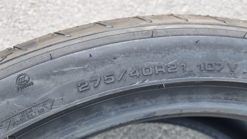2бр Чисто нови летни гуми GoodYear 275/40R21