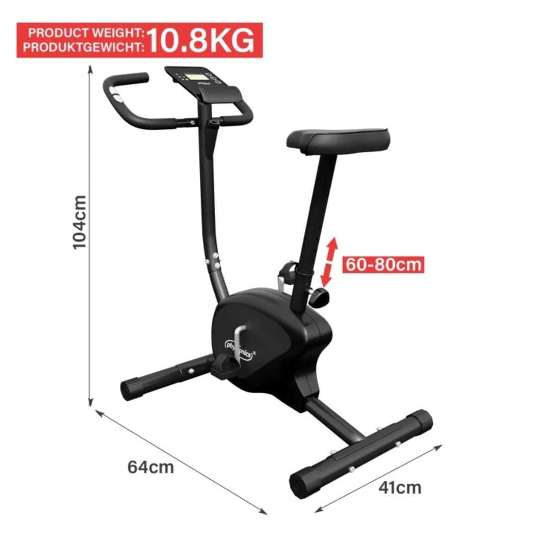 Bicicletă cardio cu afișaj LCD