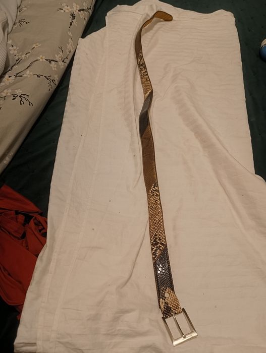 Curea piele naturala piton 115 cm