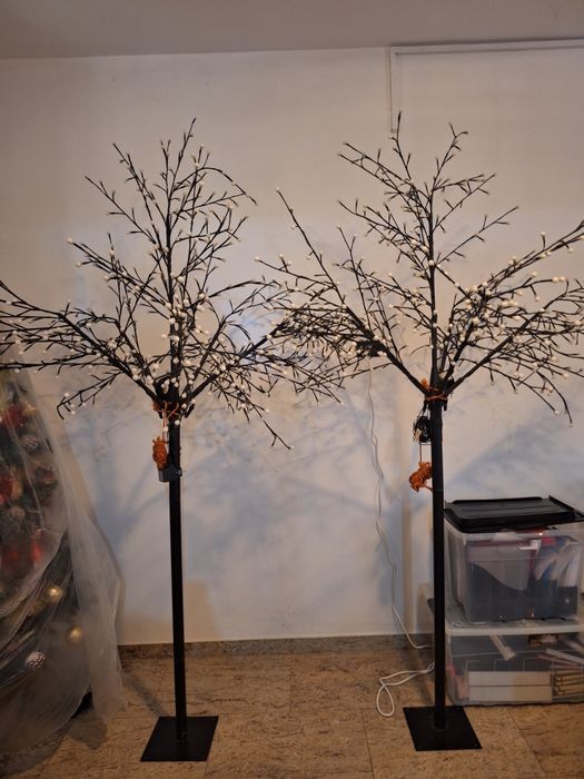 Set Copac Pom LED Decorațiune Craciun