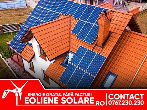 Instalatie Panouri FOTOVOLTAICE Solare pentru Energie Electrică