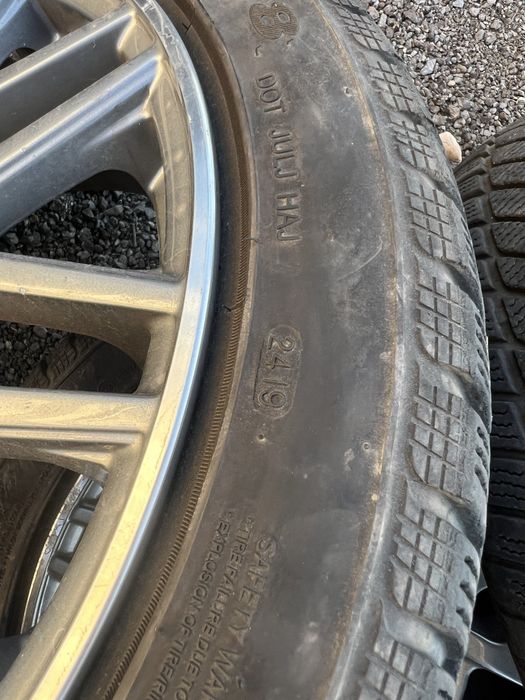 Jante audi 5x112 cauciucuri iarna 225 45 18 dot 2019