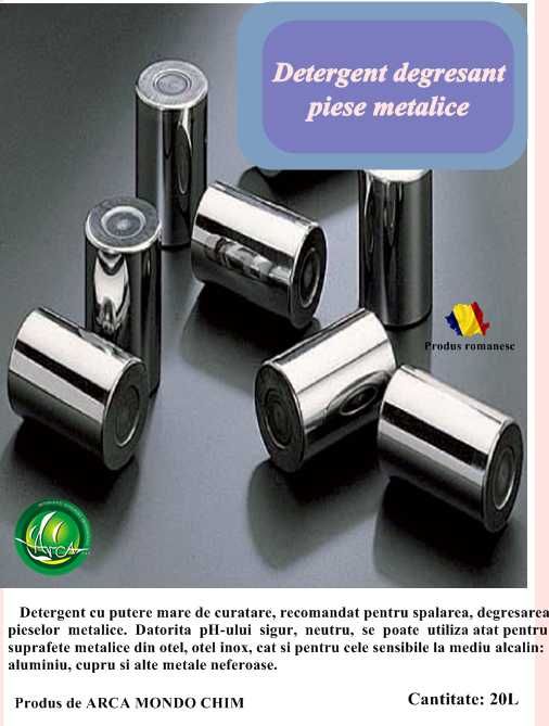 Detergent degresant piese metalice