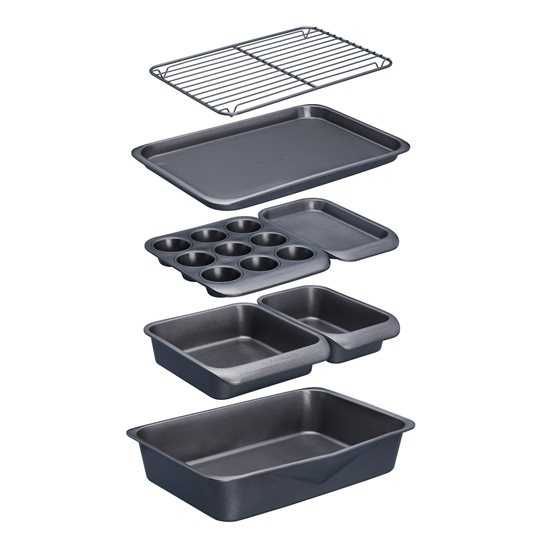 Set pentru copt 7 piese, 41 x 31 cm, otel-carbon -Master Class