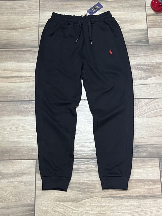 Pantaloni Ralph Lauren, Negru, Logo Roșu