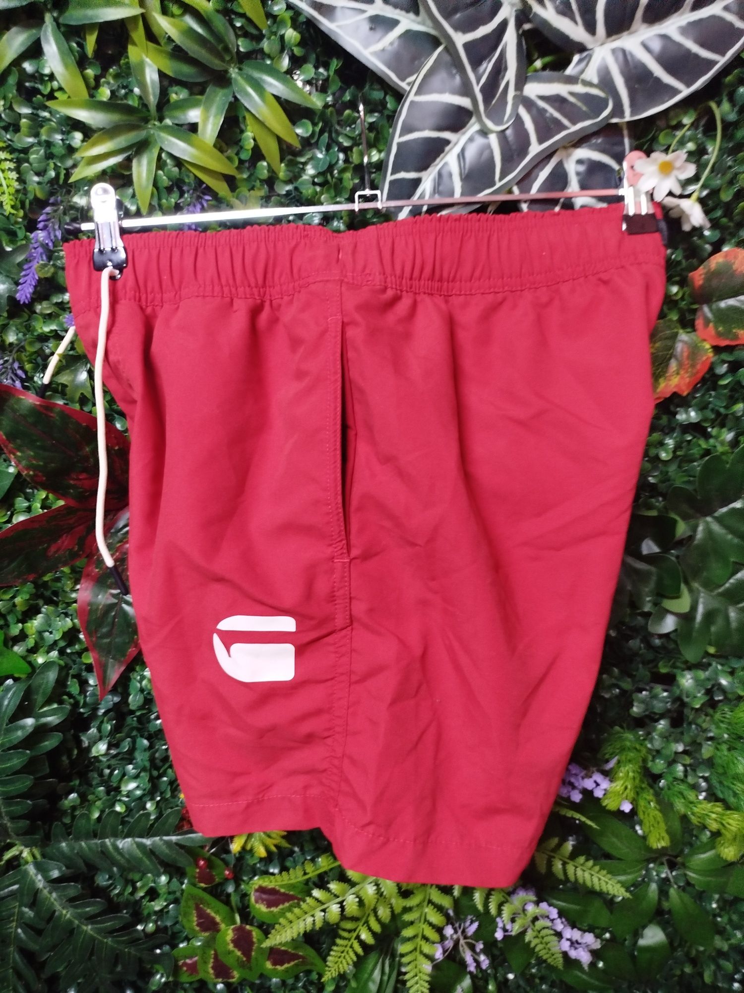 Оригинални мъжки бански G-Star Raw Dirik S , M , L нови червени