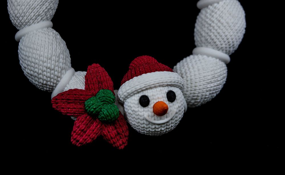 Coroniță Crăciun – Print 3D, Finisaj Premium, Lucrată Manual