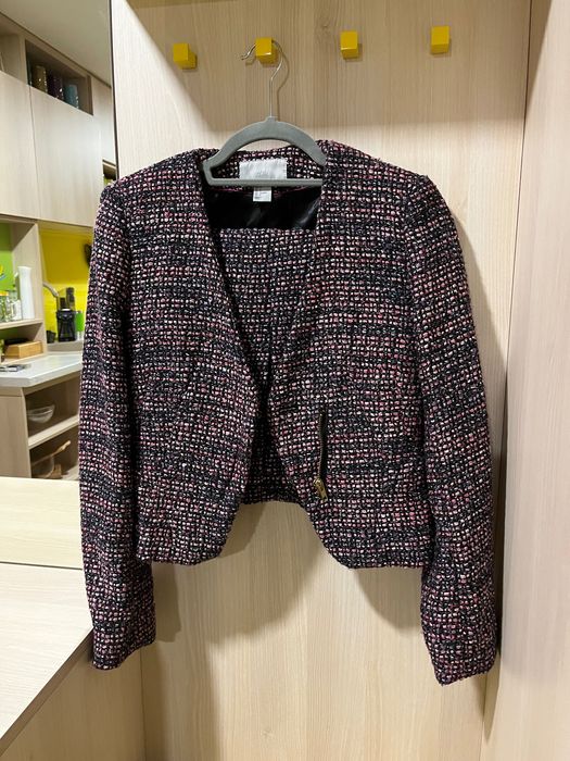 Set costum, sacou + fusta H&M