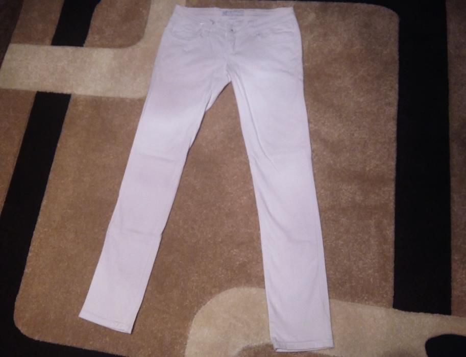Blugi jeans skinny Cudi albi