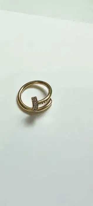 Кольцо жёлтое золото с бриллиантами