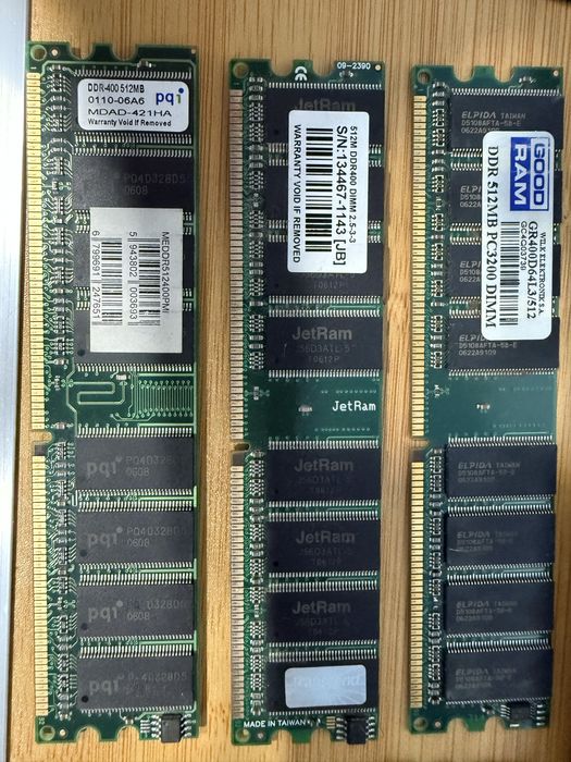 Memorii RAM, DDR 1 400 mhz  1 gb
