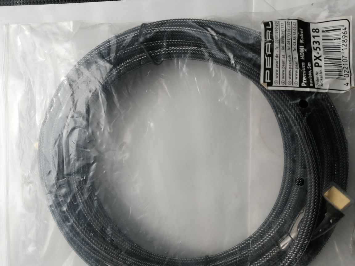 HDMI кабел auvisio, 5 метра