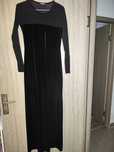 Rochie neagra din catifea