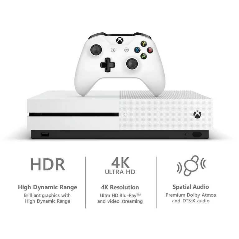 Конзола  Xbox ONE S ,1 TB   ,2 контролера ,2г Гаранция ,Бяла