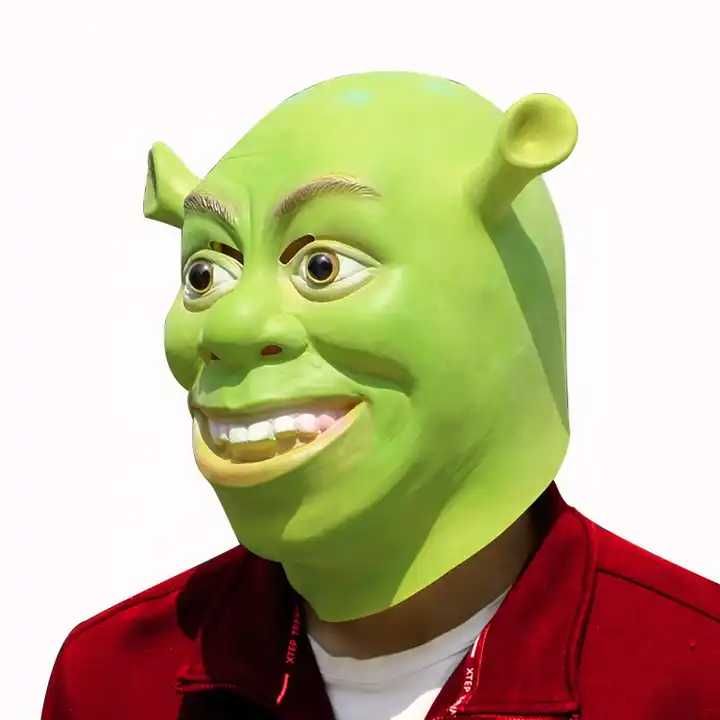 Masca adulti Amuzanta de Halloween Shrek, Latex