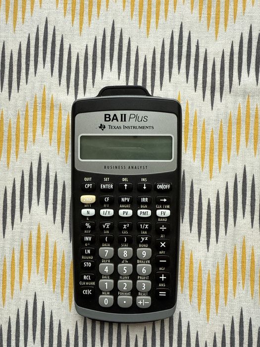 Финансовый калькулятор Texas Instruments
