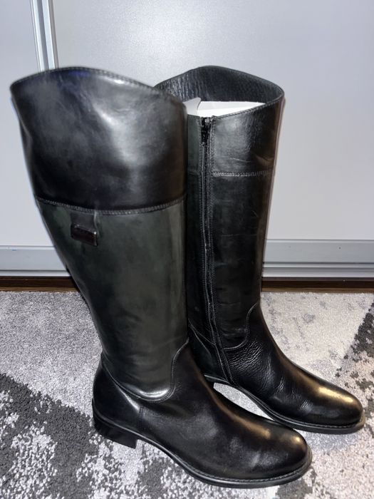 Vând cizme piele mar. 38