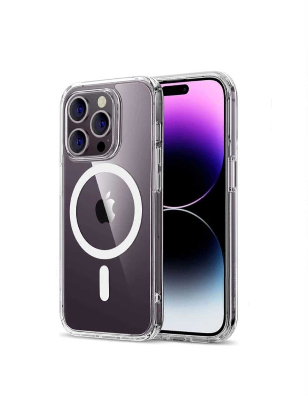 Husa MagSafe iPhone 14 Pro - Magnetica Transparenta